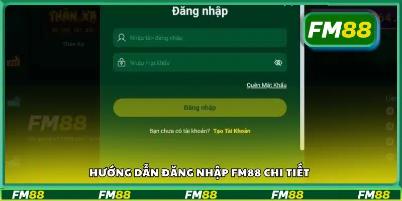 Quy trình đăng nhập FM88 rõ ràng và dễ hiểu